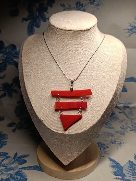 Colgante Escalera Rojo