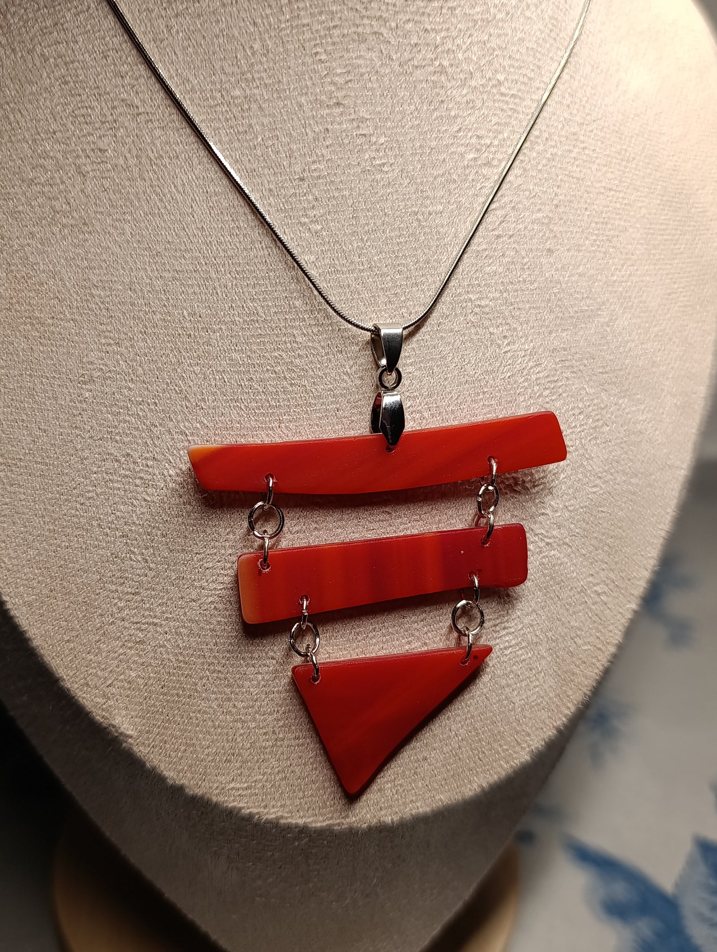 Colgante Escalera Rojo