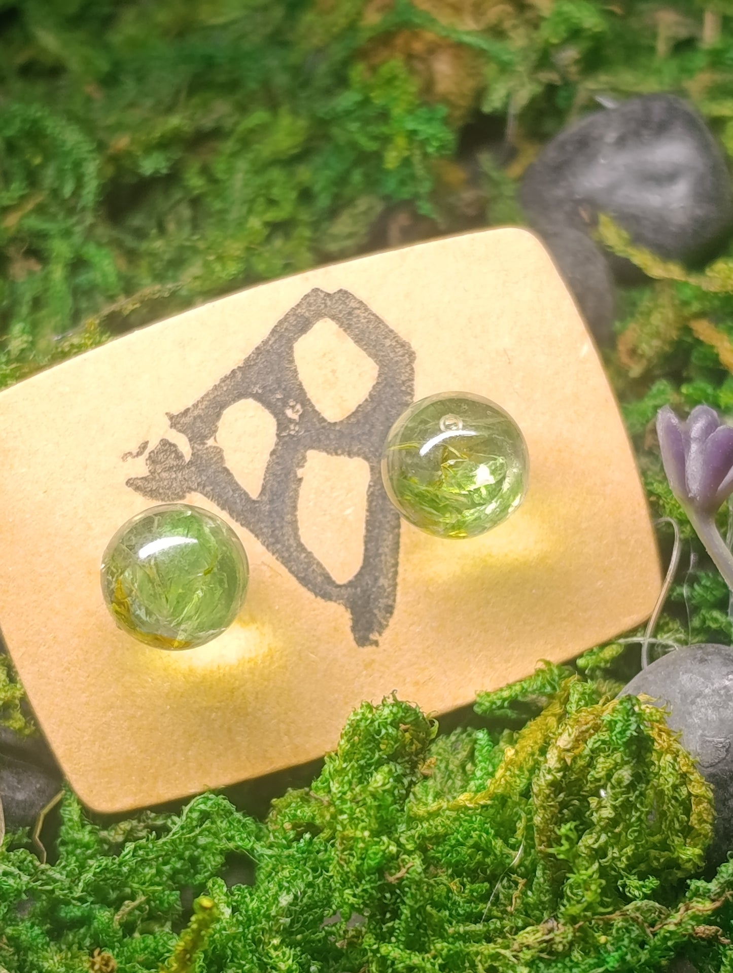 Pendientes Burbuja modelo Bosque