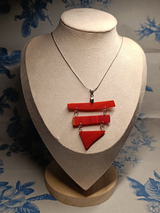 Colgante Escalera Rojo